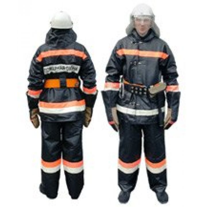 Боевая одежда пожарного из винилискожи (Винитерм) (III уровень защиты) (размер 52-54 / рост 170-176)