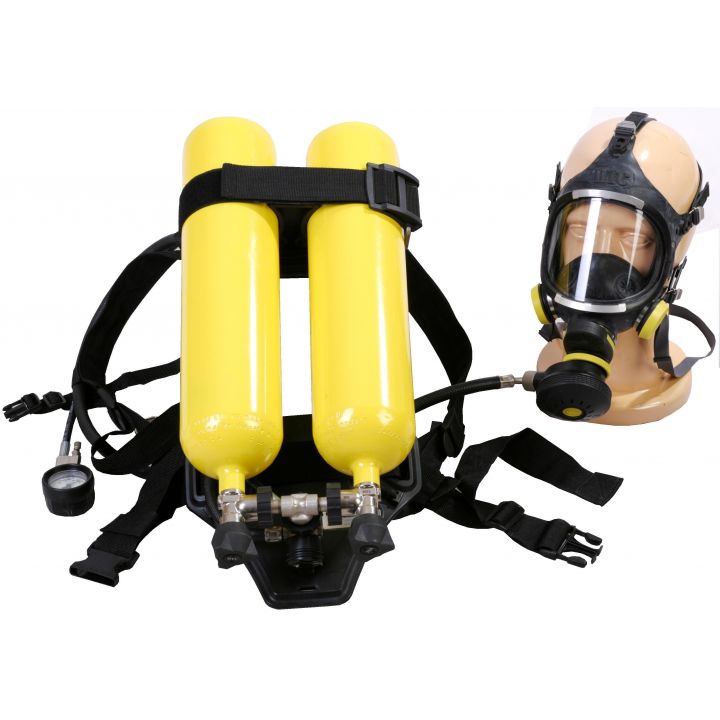 Дыхательный аппарат ПТС Фарватер 240 со сжатым воздухом для аварийно-спасательных служб водного транспорта (53 мин, 15,7 кг, 2 балл., 4,0л, 19,6 МПа, стальной)