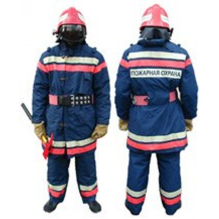 Боевая одежда пожарного из ткани арт. 77-БА-032 из пряжи Номекс (1 уровень защиты) (размер 48-50 / рост 182-188)