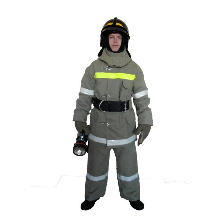 Боевая одежда пожарного из брезента (II уровень защиты) для нач.состава вид А (размер 60-62 / рост 182-188)